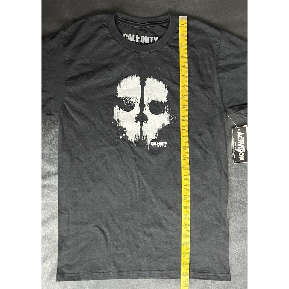 NWT Call of Duty Ghosts Black Blue Double Layer Long Sleeve Shirt Youth XL 14/16 - Picture 6 of 7